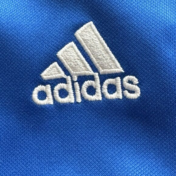 Adidas Adipure Men’s Large Blue & White Full Zip Track Jacket Zipup - Picture 3 of 13